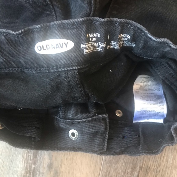 Boys Old Navy Adjustable-Waist Distressed Jeans - Picture 3 of 3